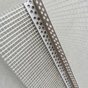 Cantonera de PVC con malla de fibra de vidrio